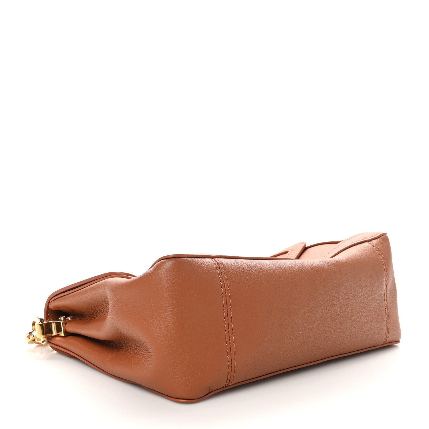 Louis Vuitton Smooth Calfskin Soft Dauphine MM Cognac 4 of 9