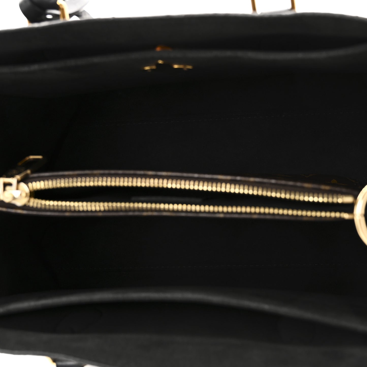 Monogram Flower Tote Black