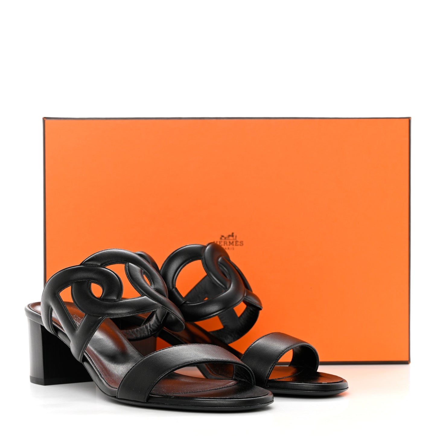 Nappa Bikini Sandals 38.5 Black
