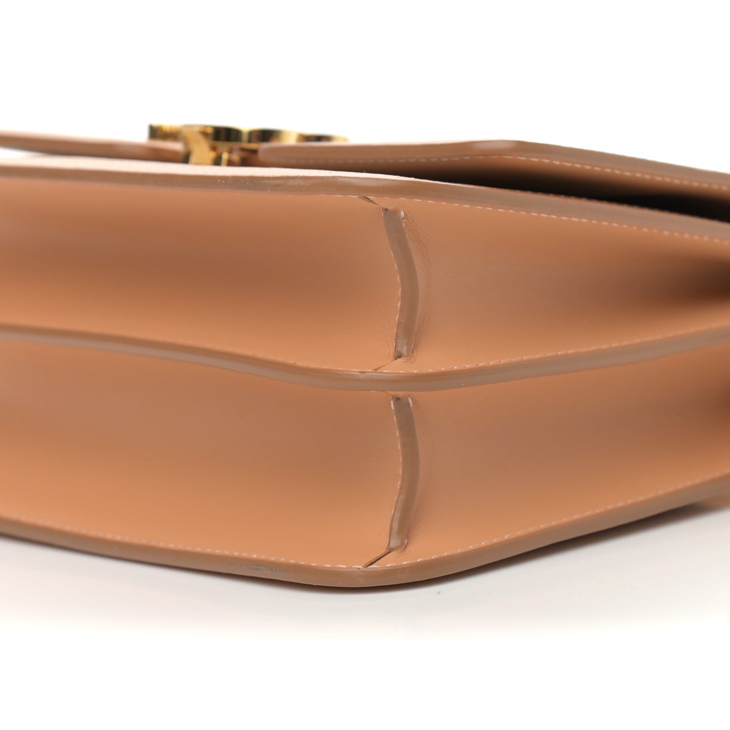 Canvas Calfskin TB Small Bag Soft Fawn