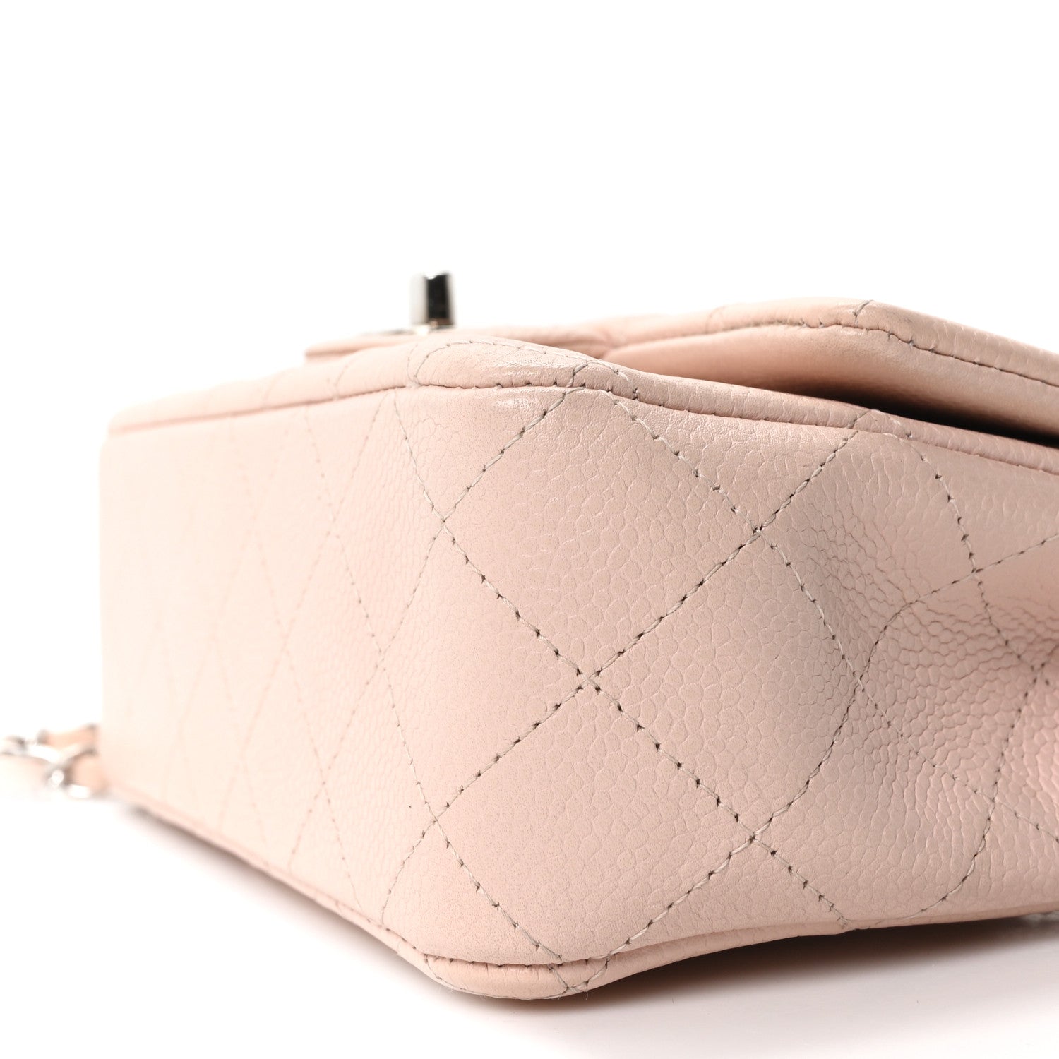 Chanel Caviar Quilted Mini Rectangular Flap Light Pink 10 of 10