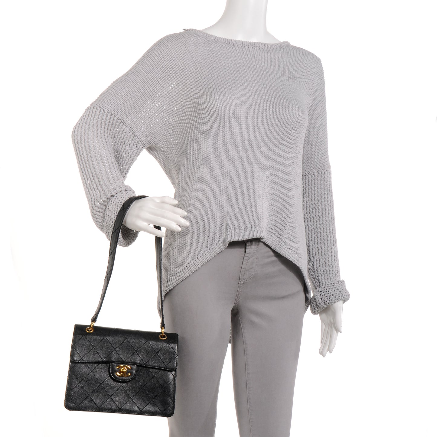 Caviar Flap Bag Black