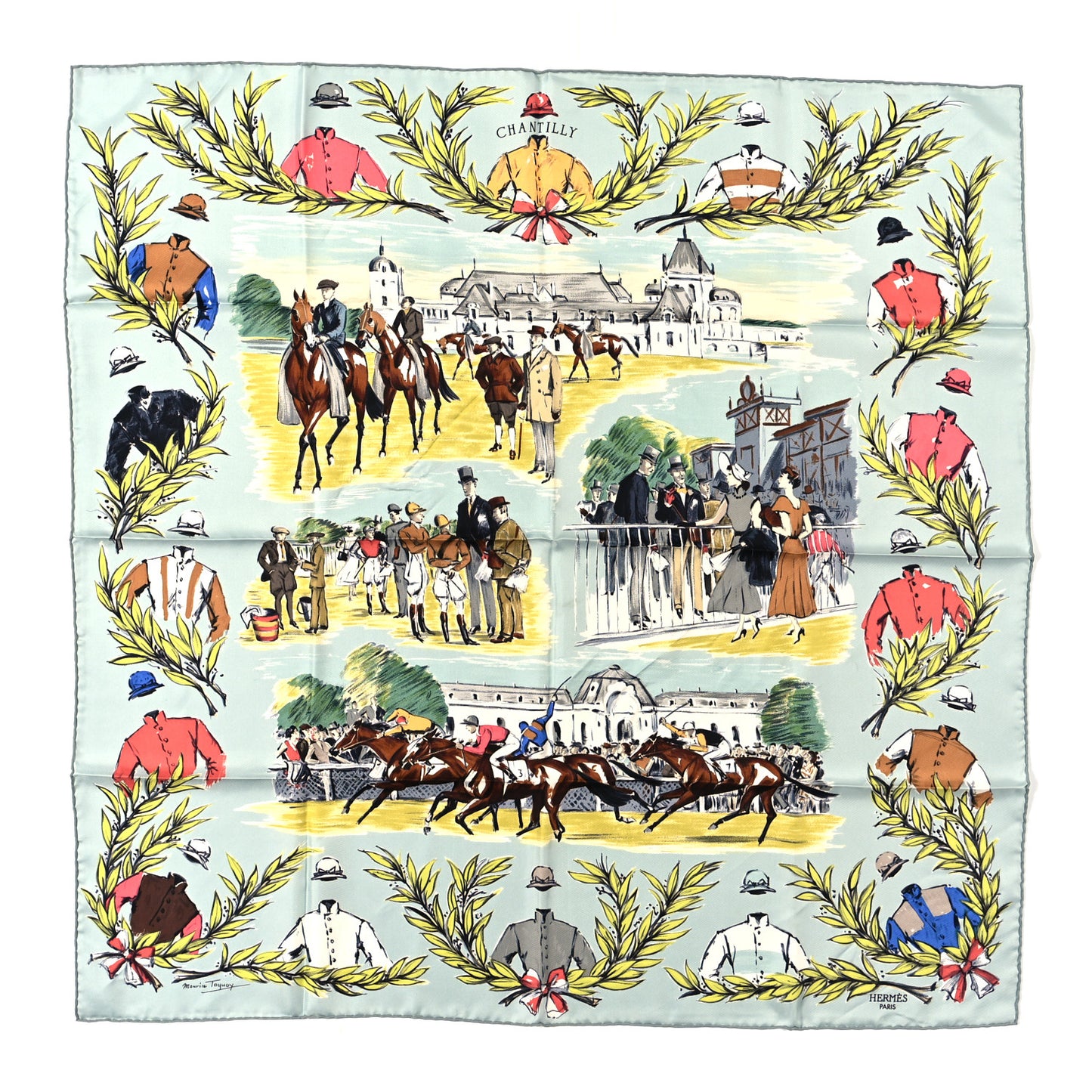 Silk Chantilly 90 Scarf