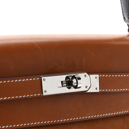 Hermes Barenia Grizzly Au Galop Kelly Retourne 32 Fauve 11 of 11