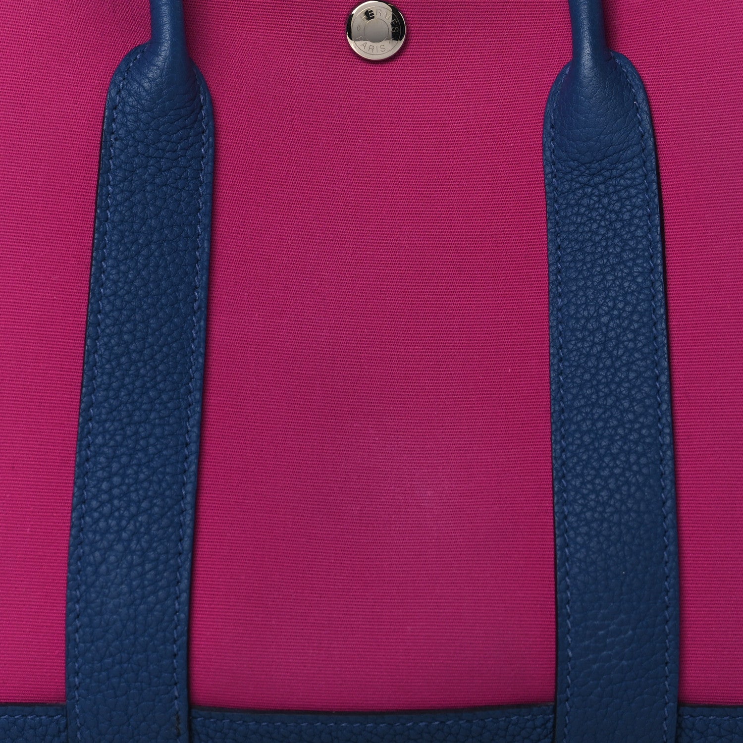 Hermes Toile Officier Negonda Garden Party Tote 30 TPM Magnolia Bleu Agate 14 of 23