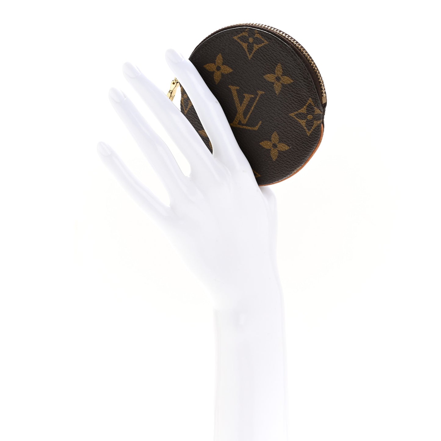 Monogram Round Coin Purse