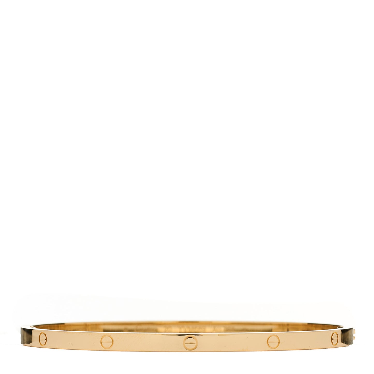 18K Yellow Gold Small LOVE Bracelet 20