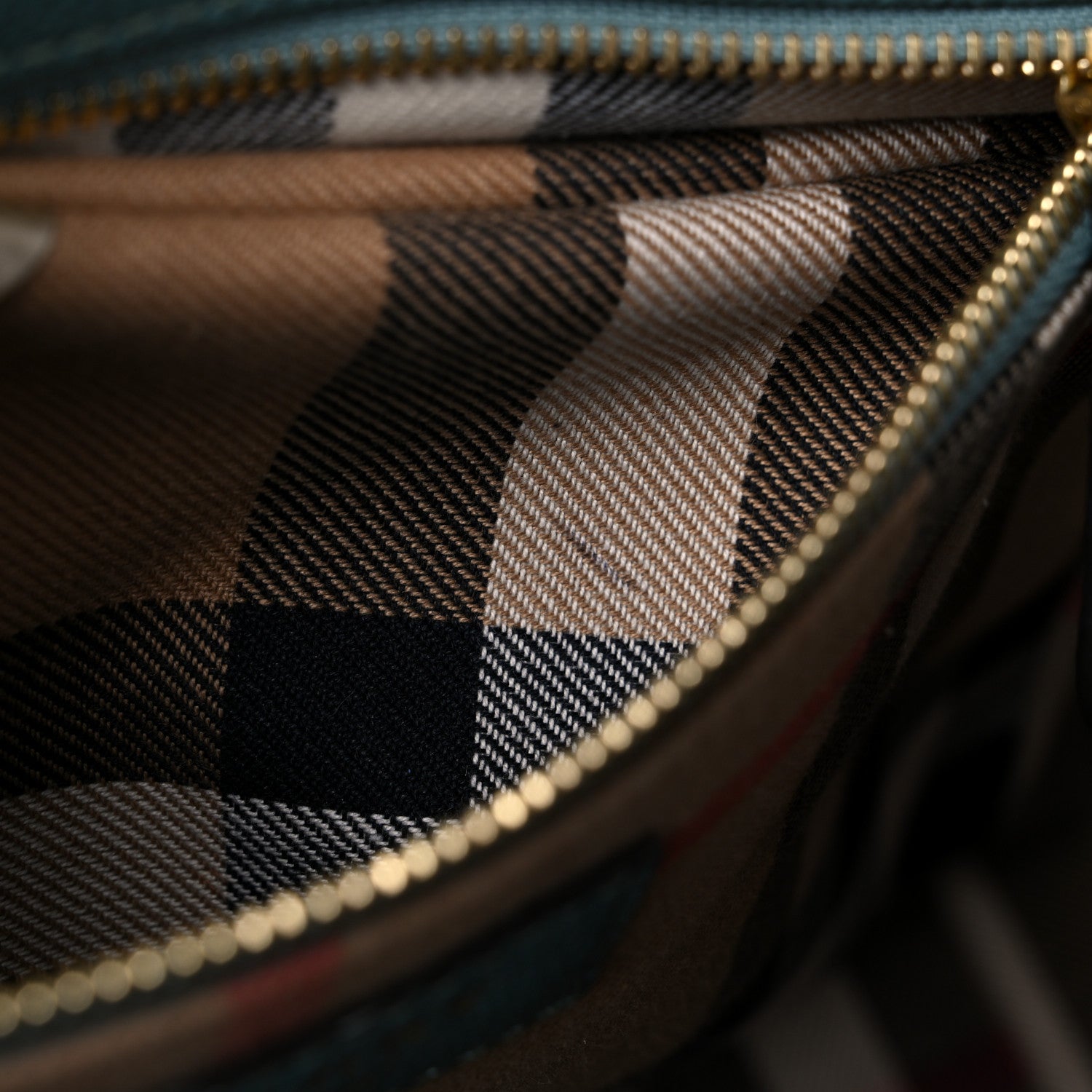 Burberry Soft Grain Calfskin Medium Buckle Tote Celadon Blue 12 of 21