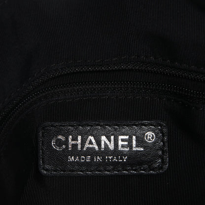 Chanel Vinyl Stretch Spirit Bowler Black 6 of 7