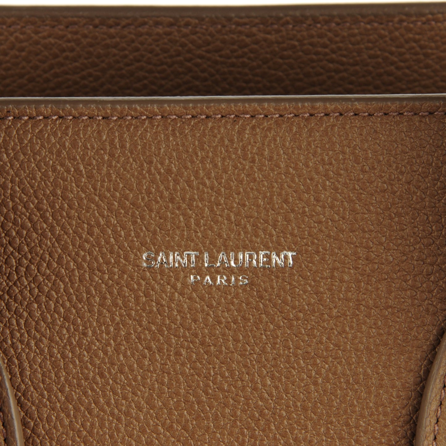 Grained Calfskin Small Sac De Jour Taupe