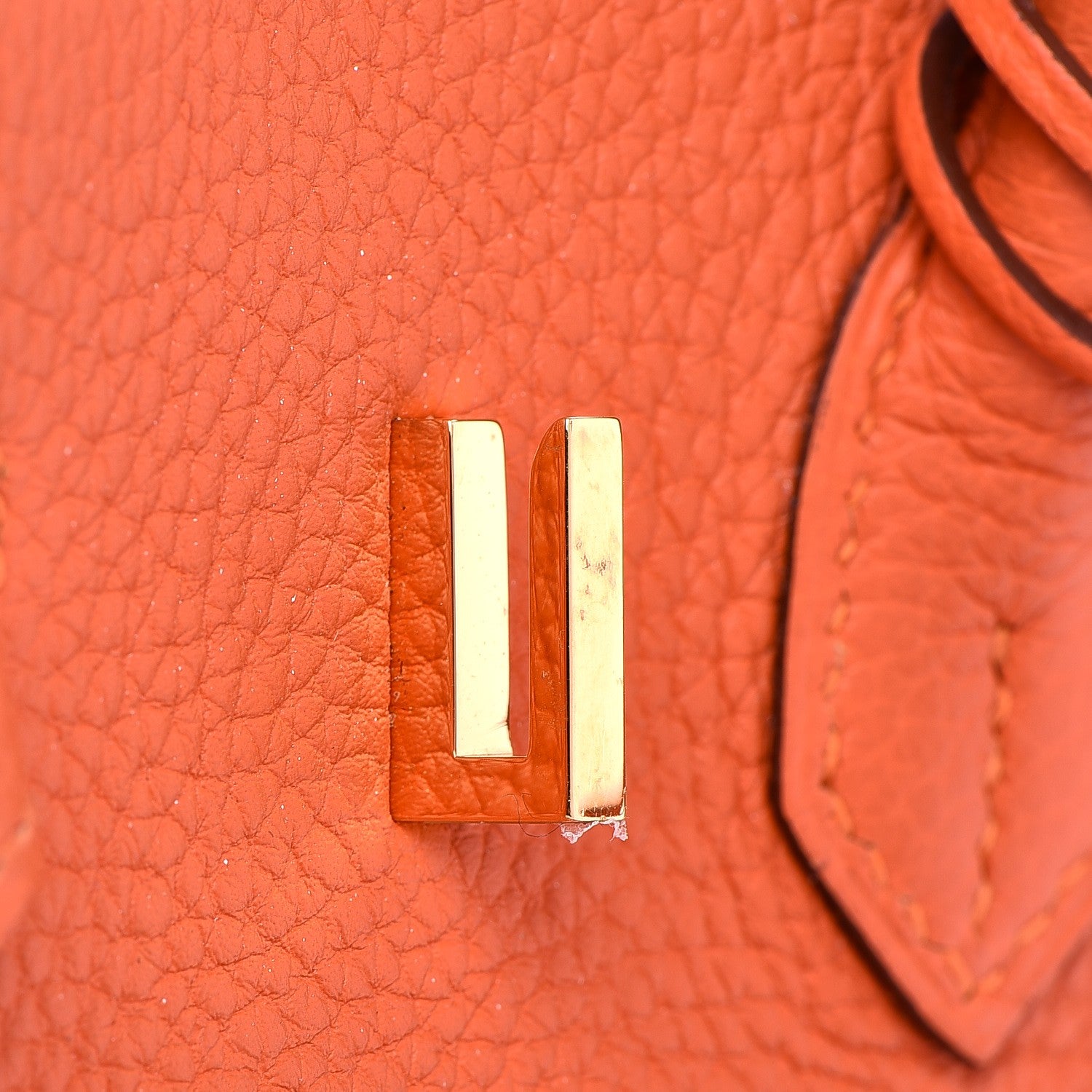 Hermes Togo Birkin 25 Feu 22 of 33