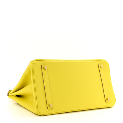 Hermes Epsom Birkin 35 Lime 4 of 13