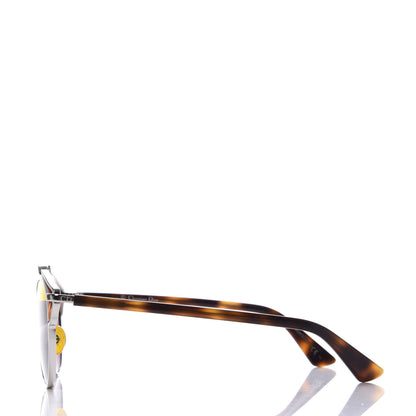 Christian Dior Mirrored So Real Sunglasses Silver Tortoise 3 of 6