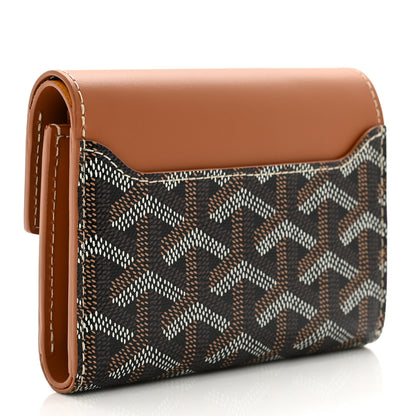 Goyard Goyardine Saint-Gabriel Compact Wallet Black Gold 3 of 7