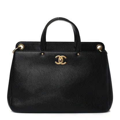 Chanel Caviar Large Shopping Tote Black 1 of 10