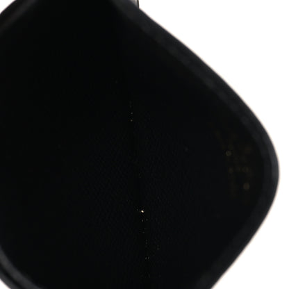 Louis Vuitton Monogram Calfskin Kimono Card Holder Black 5 of 6