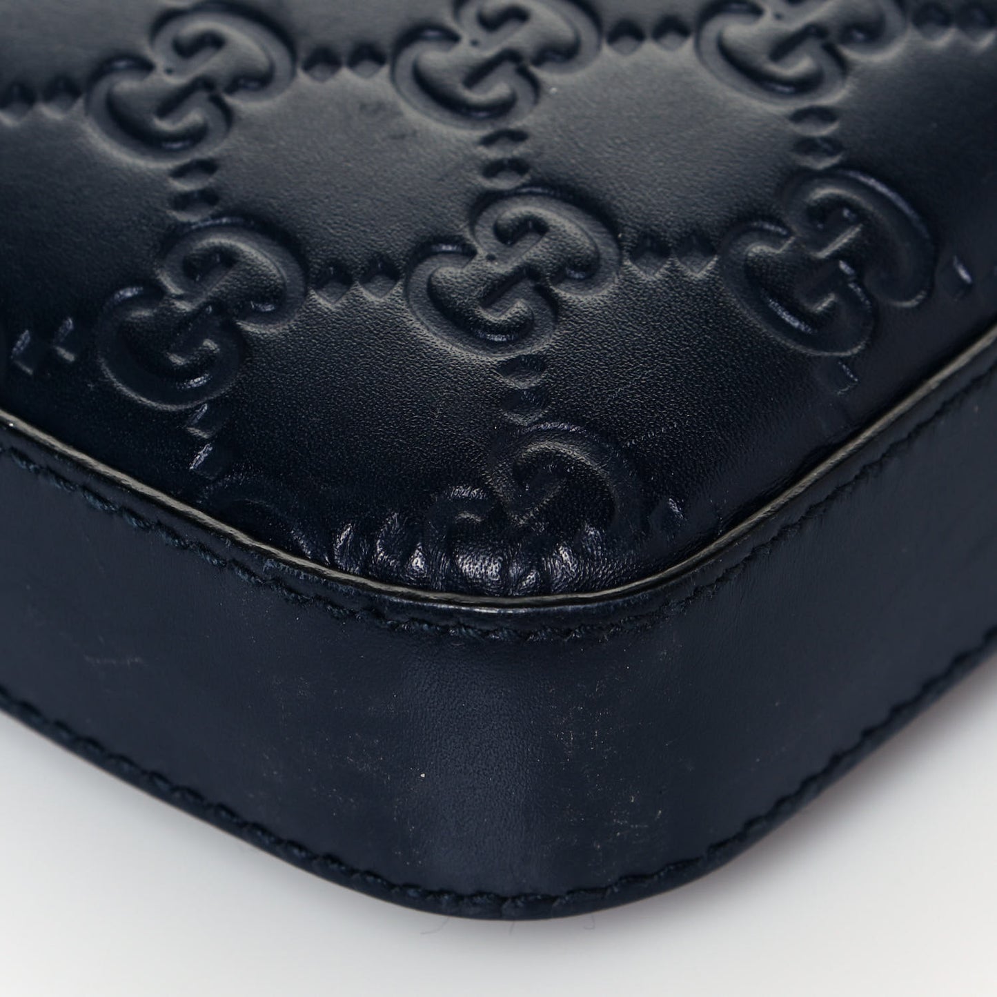 Guccissima Signature Small Messenger Bag Blue