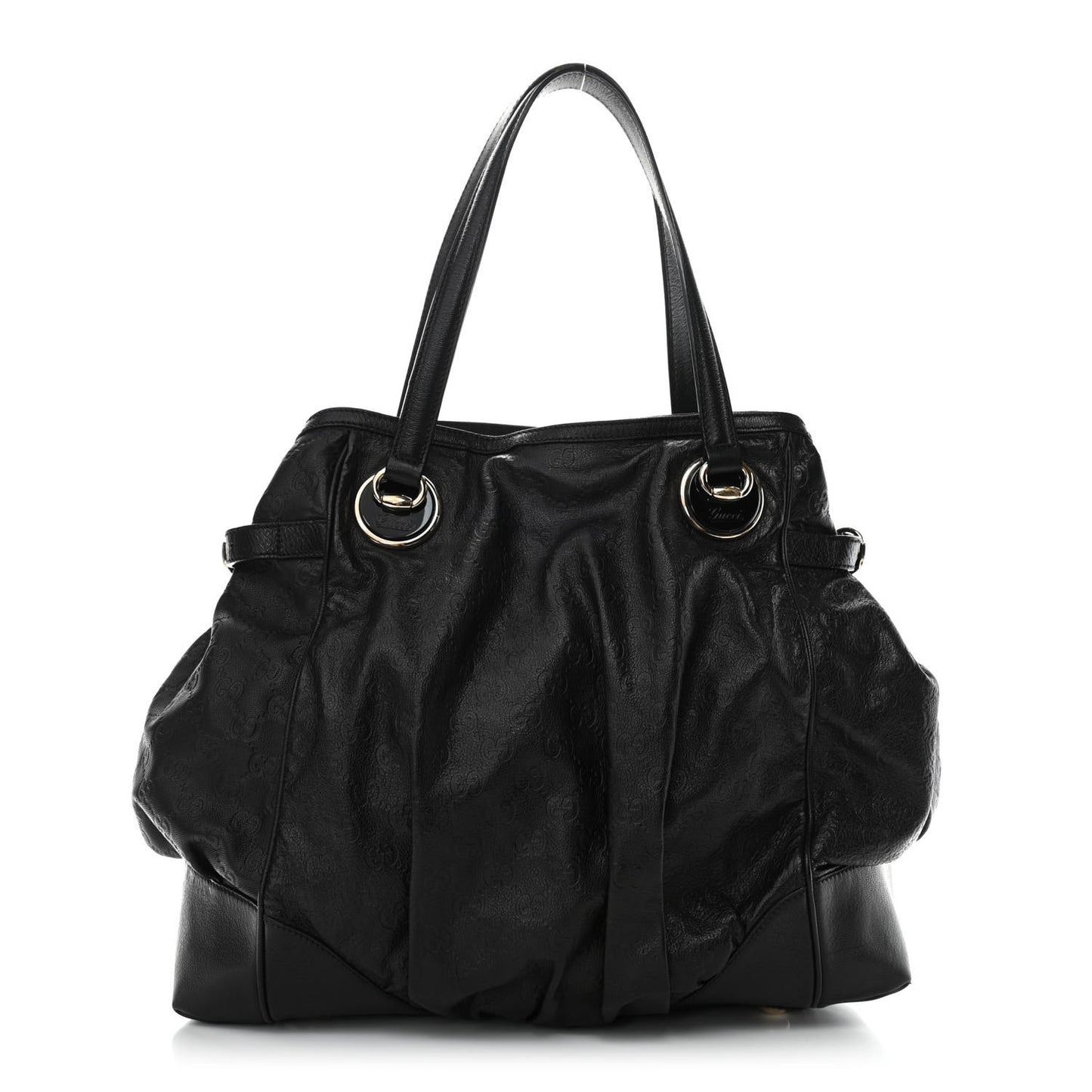 Guccissima Full Moon Tote Black