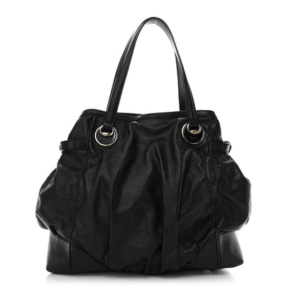 Gucci Guccissima Full Moon Tote Black 1 of 4