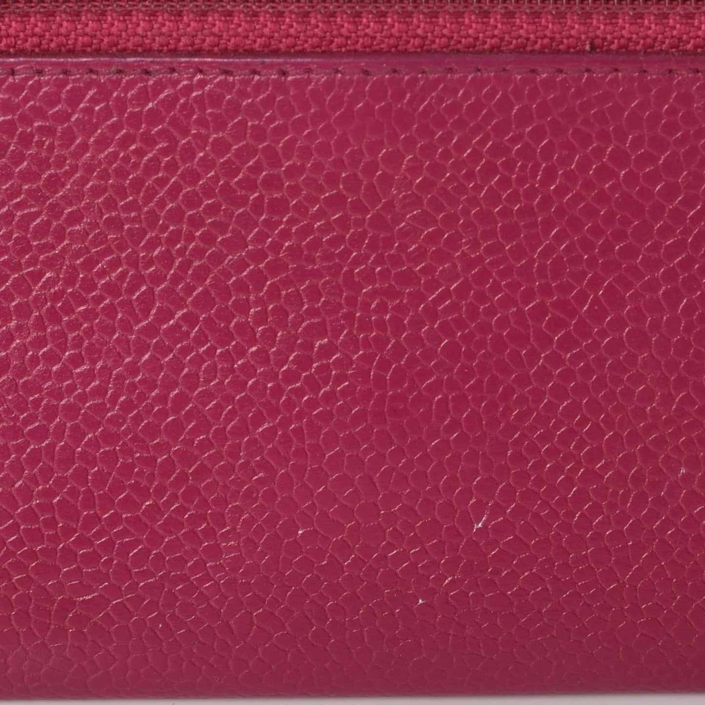 Caviar CC Flap Clutch Wallet Pink