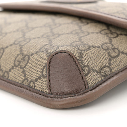 Gucci GG Supreme Monogram Neo Vintage Web Belt Bag Brown 10 of 12