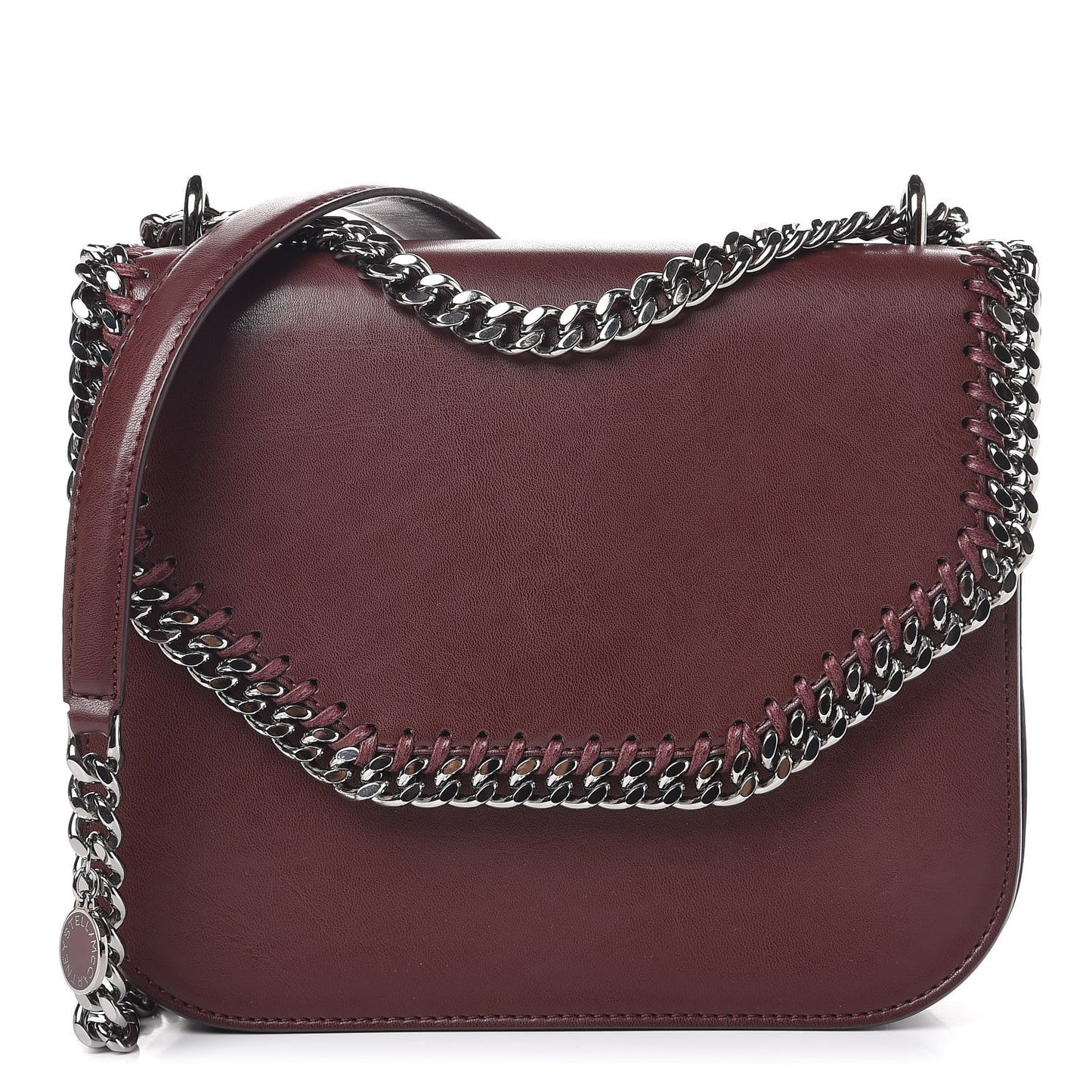 Eco Alter Nappa Medium Falabella Box Shoulder Bag Bordeaux