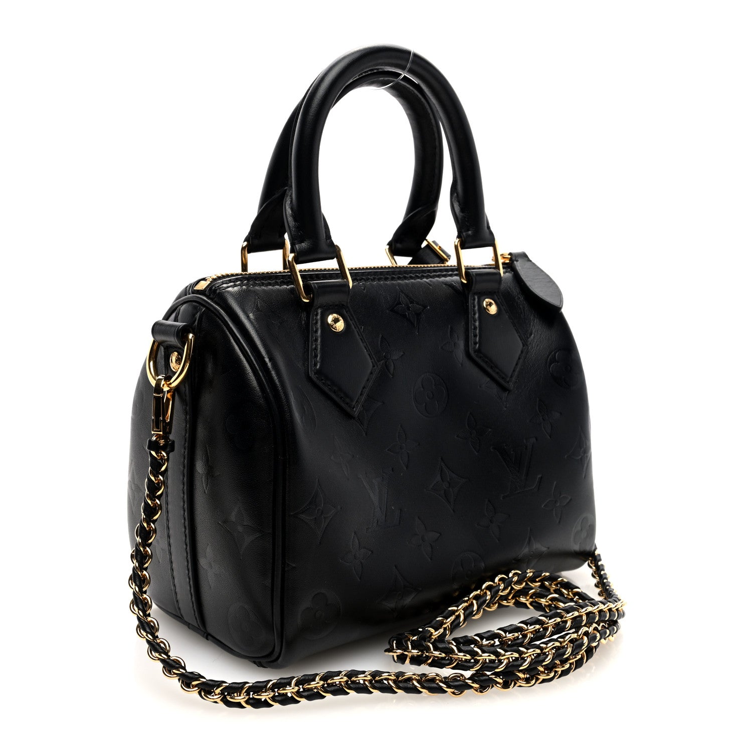 Louis Vuitton Monogram Ink Speedy BB Black 3 of 9