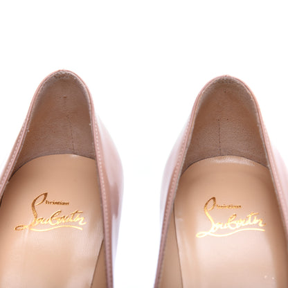 Christian Louboutin Patent New Simple 100 Pumps 36.5 Nude 11 of 12