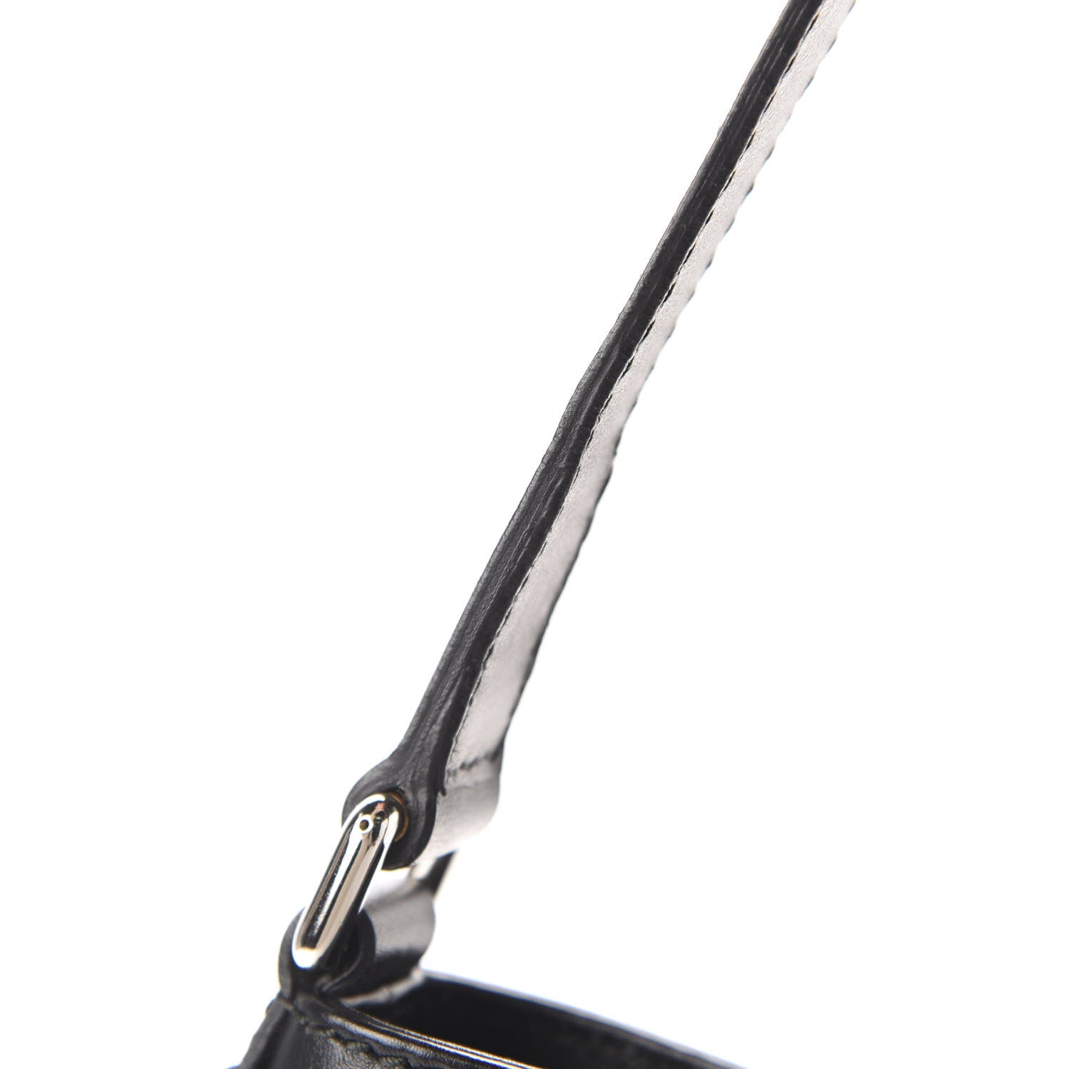 Gucci Calfskin Horsebit Embossed Hobo Black 8 of 12
