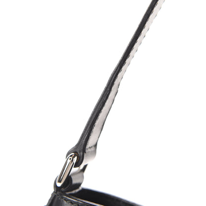 Gucci Calfskin Horsebit Embossed Hobo Black 8 of 12