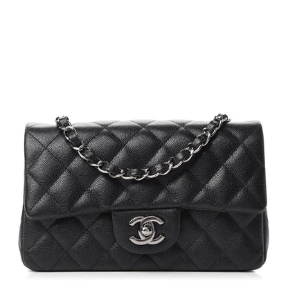 Chanel Iridescent Caviar Quilted Mini Rectangular Flap Black 1 of 11