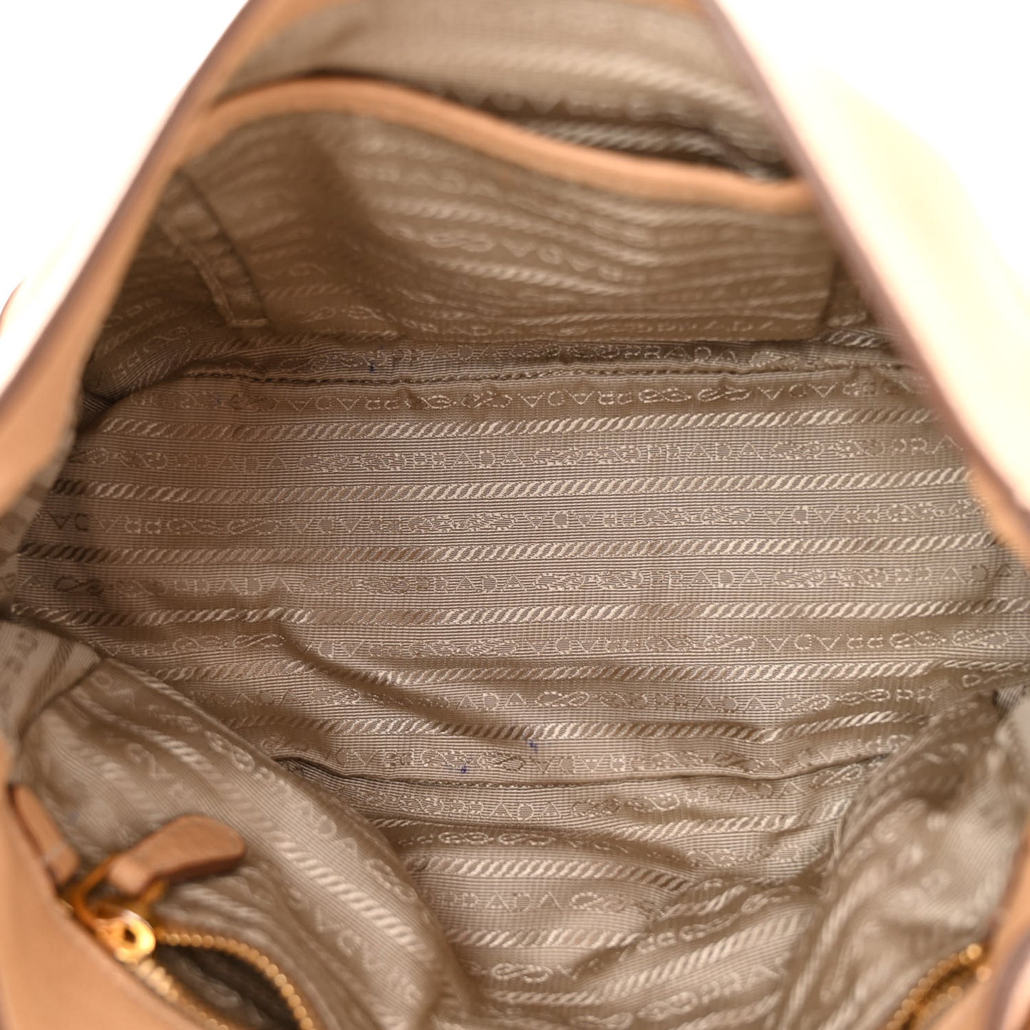 Vitello Daino Flap Shoulder Bag Sughero