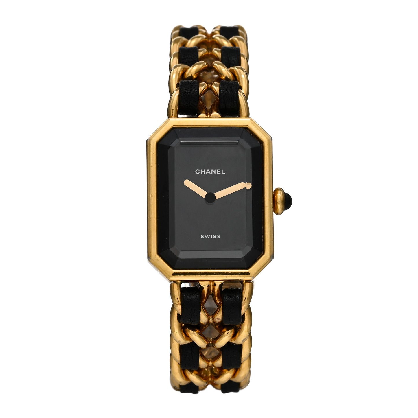 Stainless Steel Lambskin 20mm Chain Premiere Quartz Watch Gold L