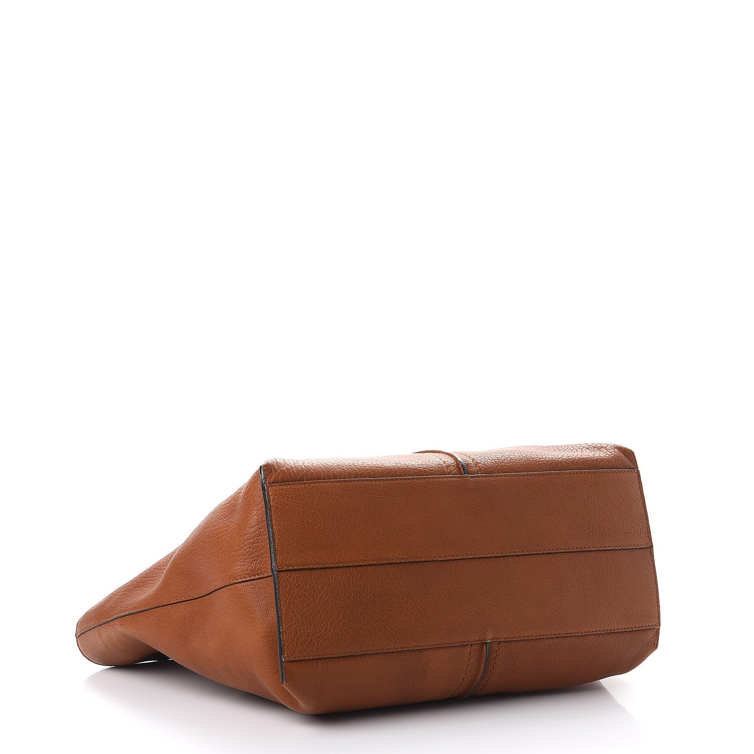 Chloe Grained Lambskin Keri Tote Caramel 4 of 12