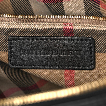 Burberry Calfskin House Check Small Salisbury Tote Black 7 of 11