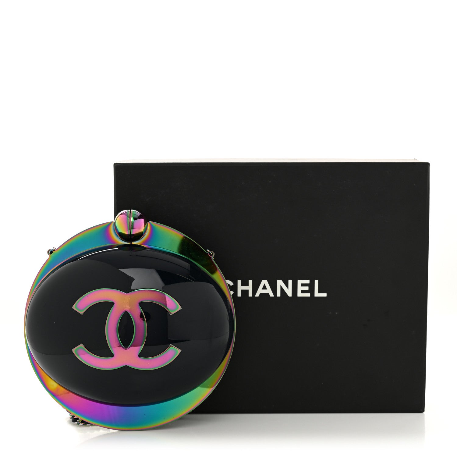 Chanel Resin CC Evening On The Moon Minaudiere Multicolor 11 of 11