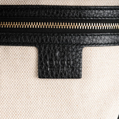 Gucci Pebbled Calfskin Medium Soho Shoulder Bag Black 6 of 7
