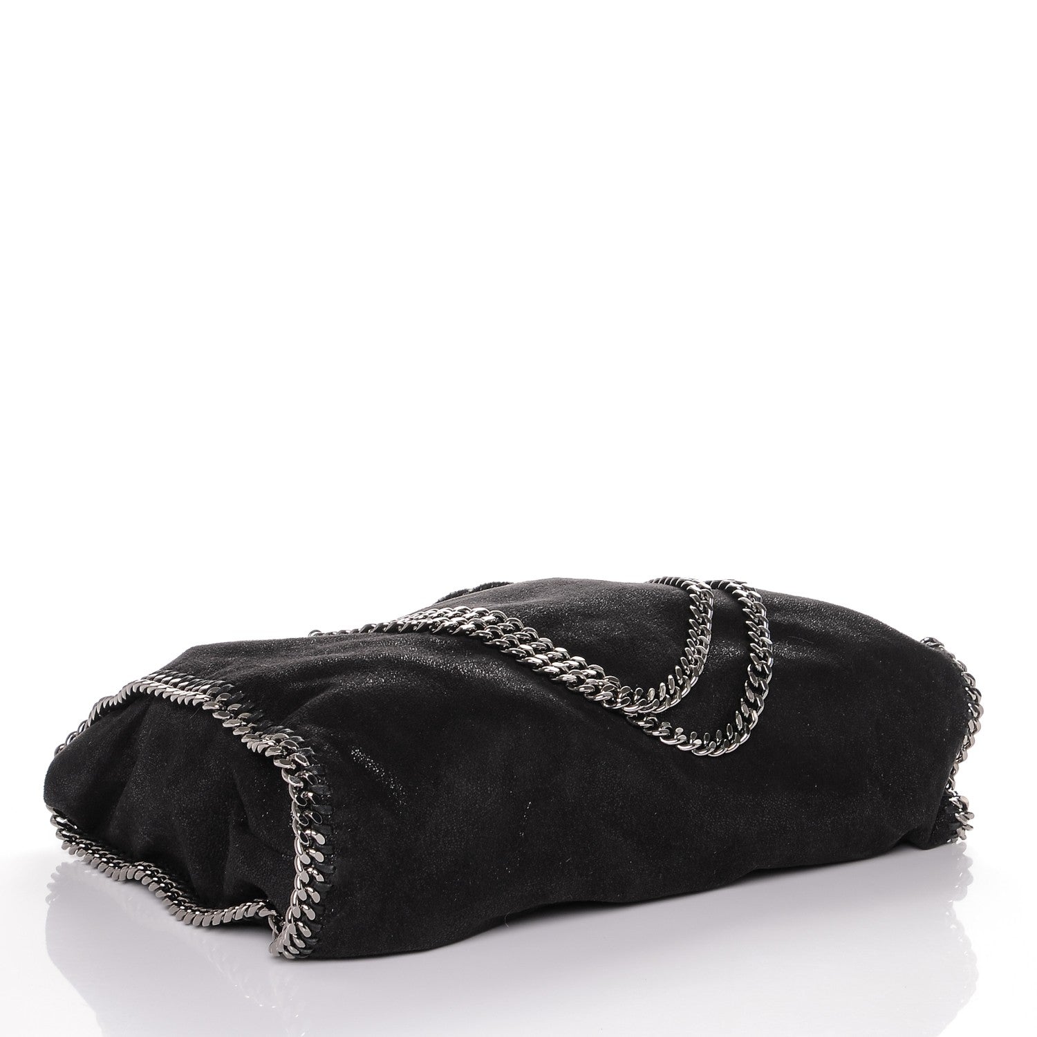 Stella McCartney Shaggy Deer Big Falabella Tote Black 4 of 7