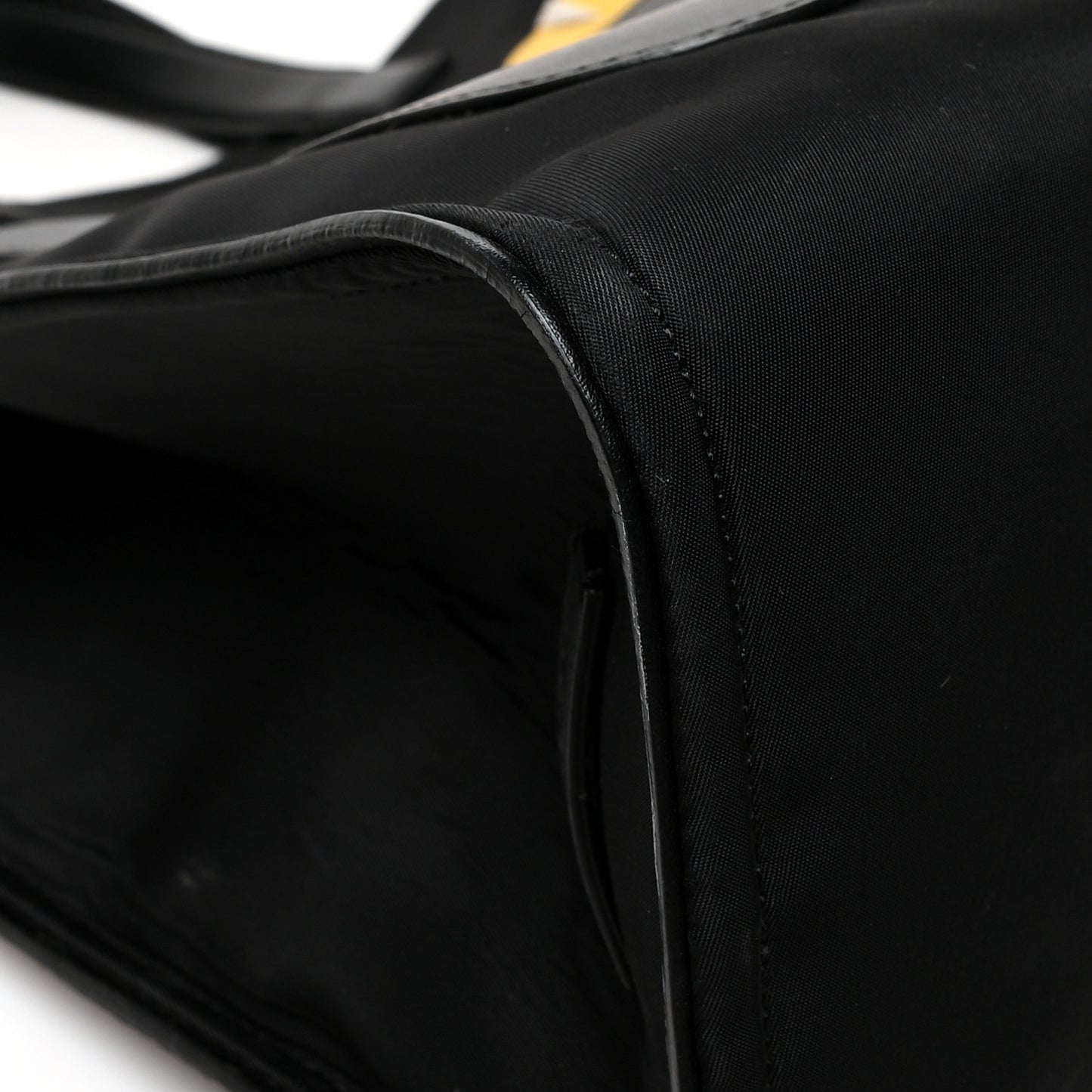 Nylon Vitello Liberty Dolce Monster Eyes Tote Black Sunflower