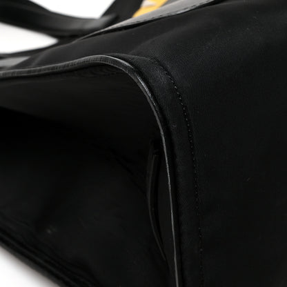 Fendi Nylon Vitello Liberty Dolce Monster Eyes Tote Black Sunflower 11 of 16