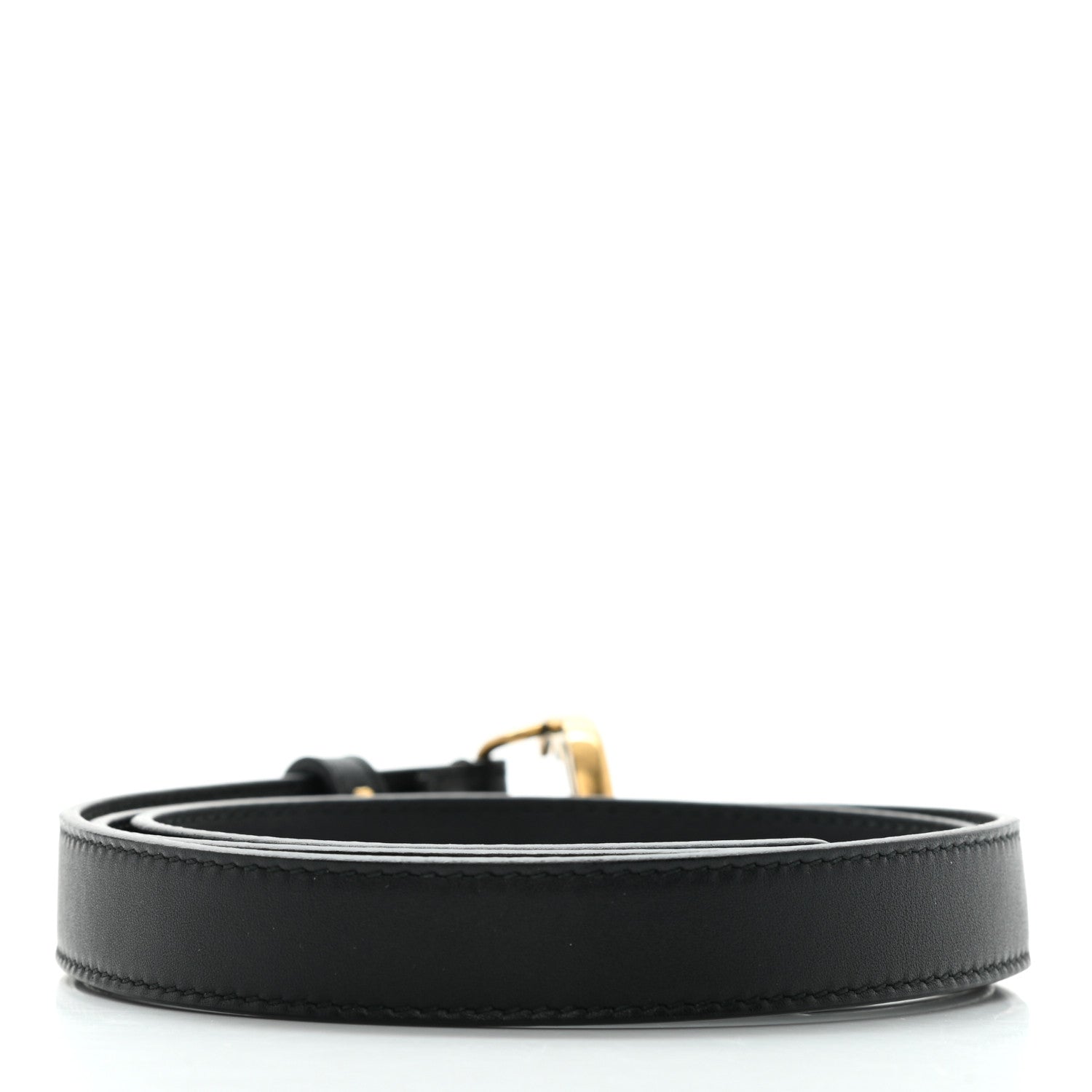 Gucci Calfskin Double G 20mm Belt 85 34 Black 2 of 5