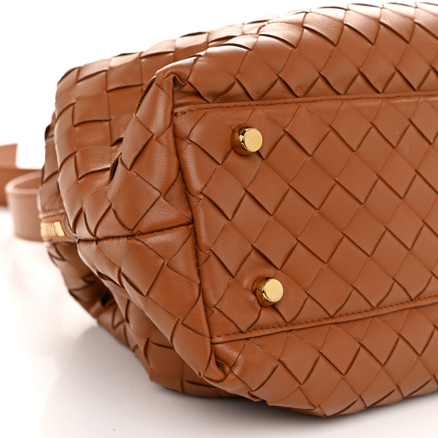 Nappa Intrecciato Bauletto Wood