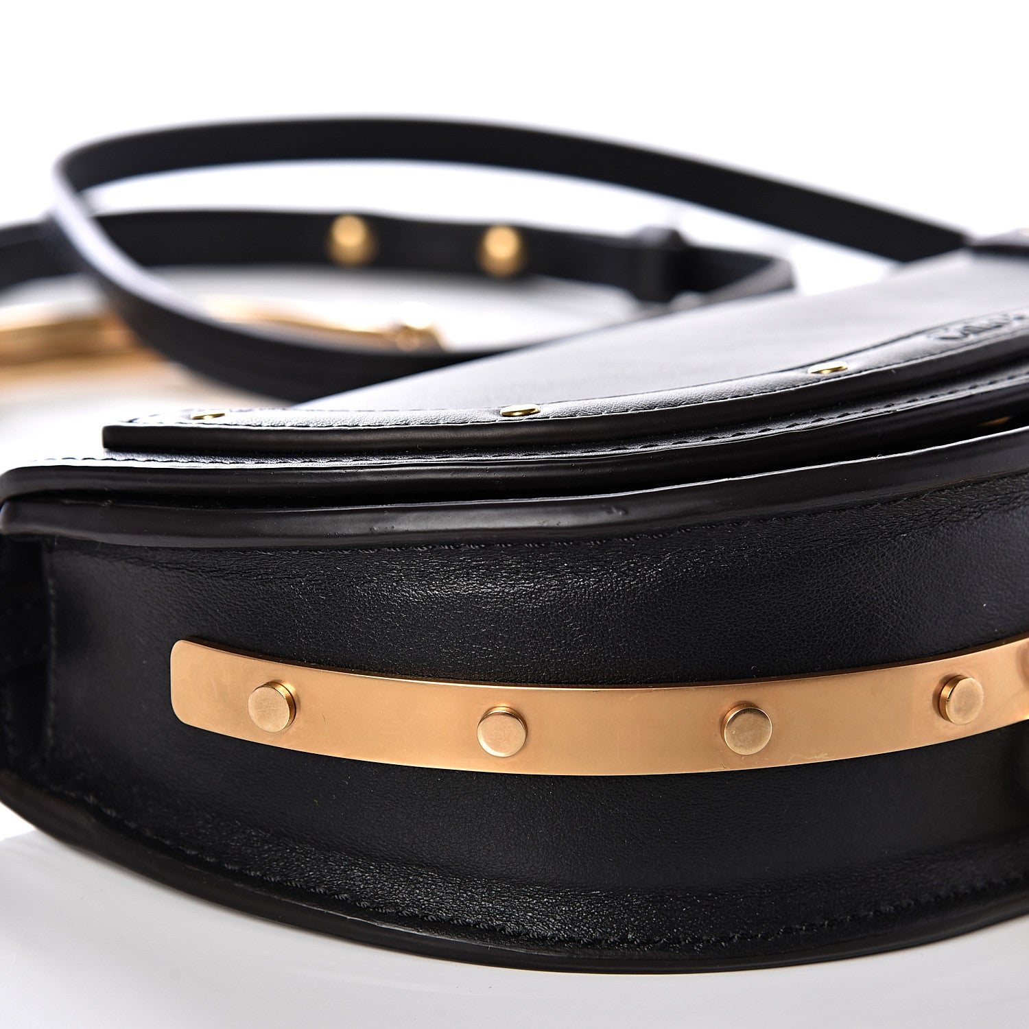 Chloe Calfskin Small Nile Bracelet Minaudiere Bag Black 7 of 9