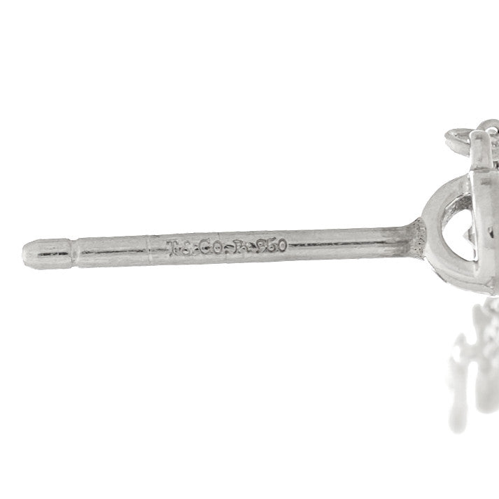 Tiffany Platinum Elsa Peretti Diamonds by the Yard Drop Earrings 3 of 5