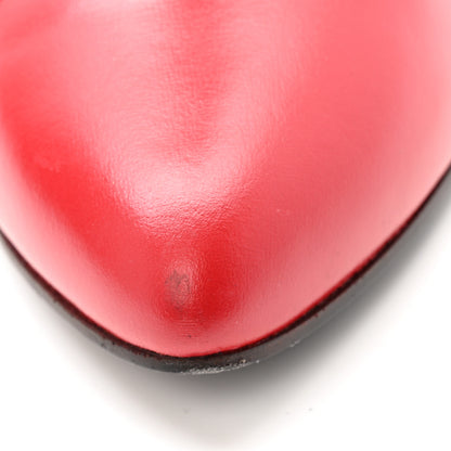 Givenchy Calfskin Shark Lock Ankle Boots 39.5 Red 13 of 16