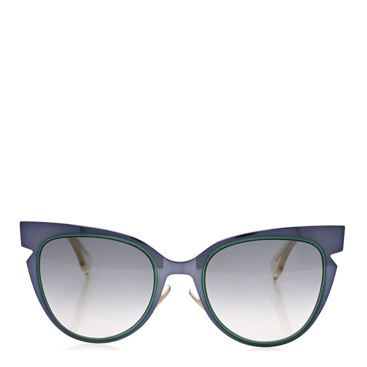 Cat Eye Lines Sunglasses FF 0133/S Blue