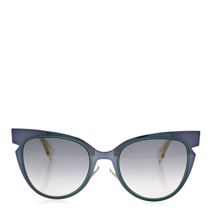 Fendi Cat Eye Lines Sunglasses FF 0133/S Blue 2 of 7