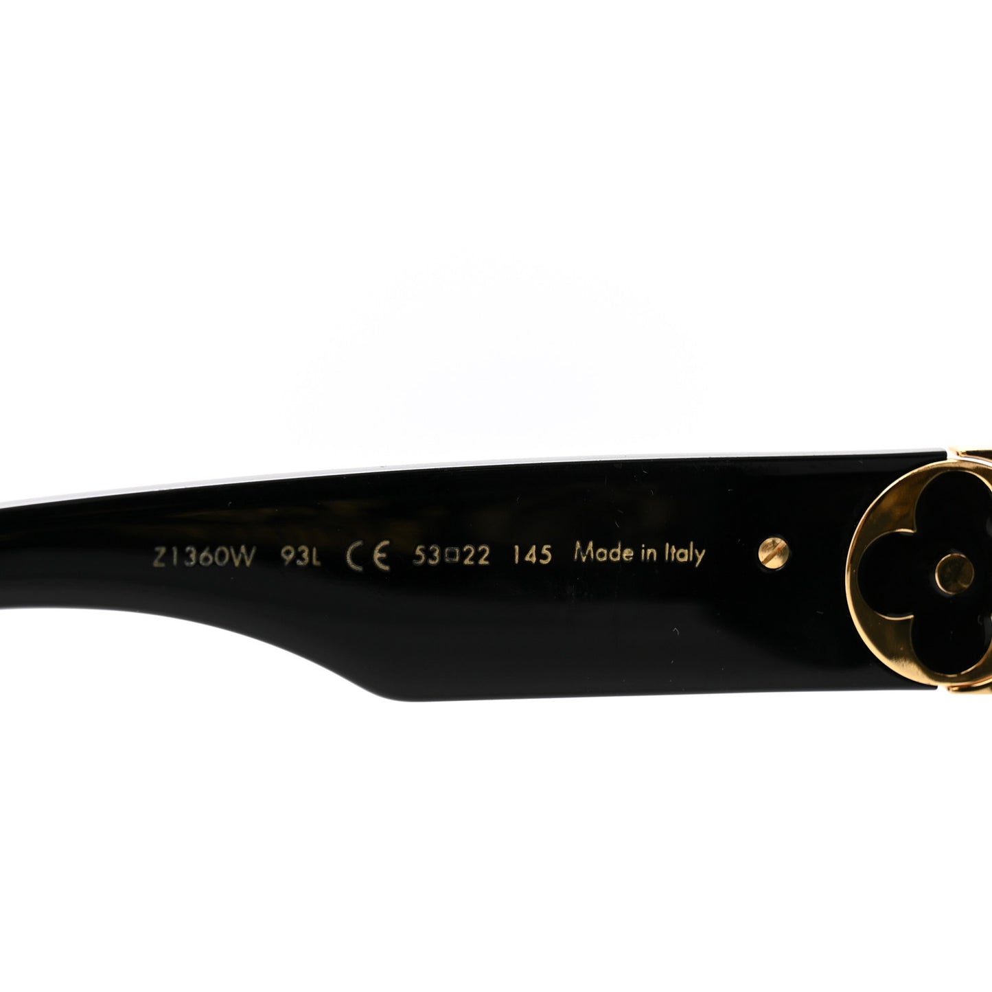 Acetate LV Flower Sunglasses Z1360W Black