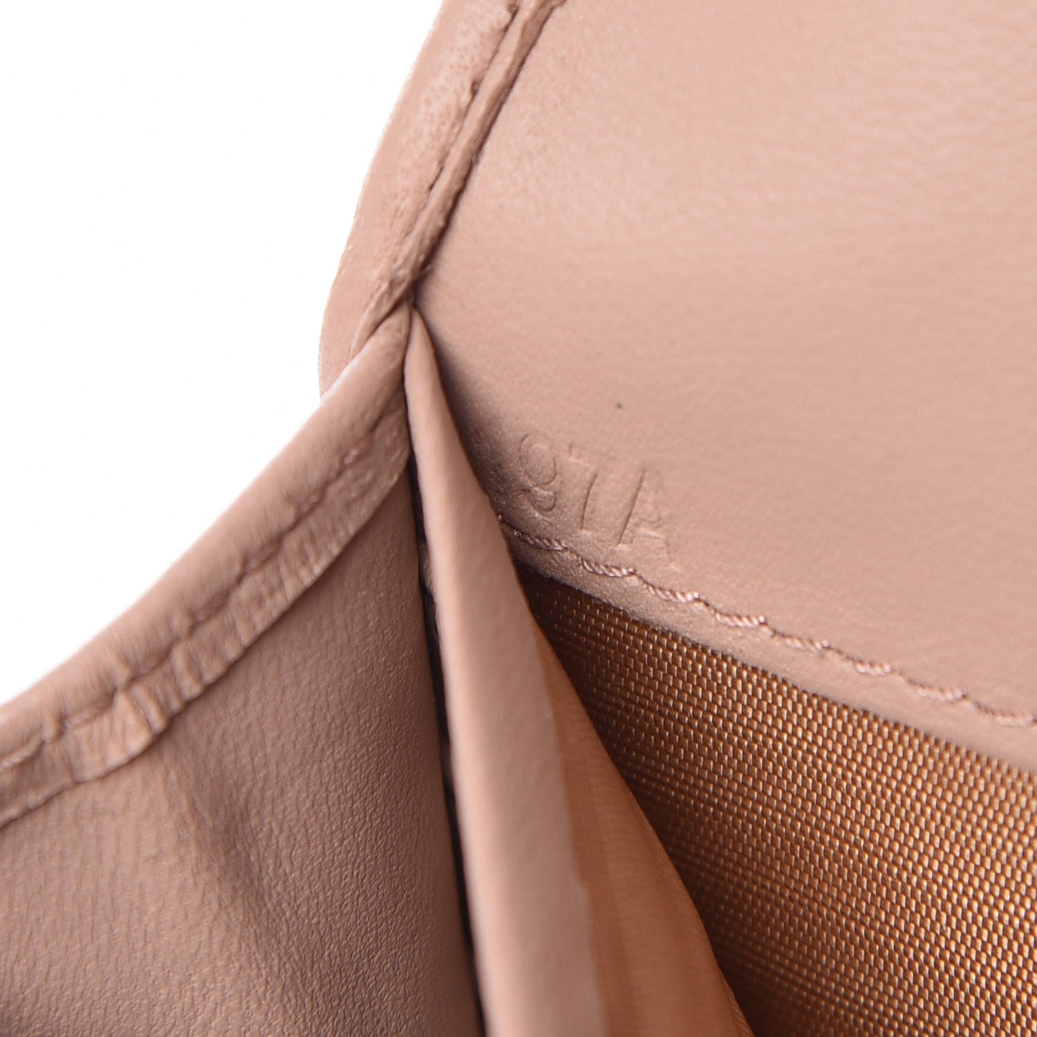 Miu Miu Nappa Matelasse Flap Wallet Cammeo 9 of 10