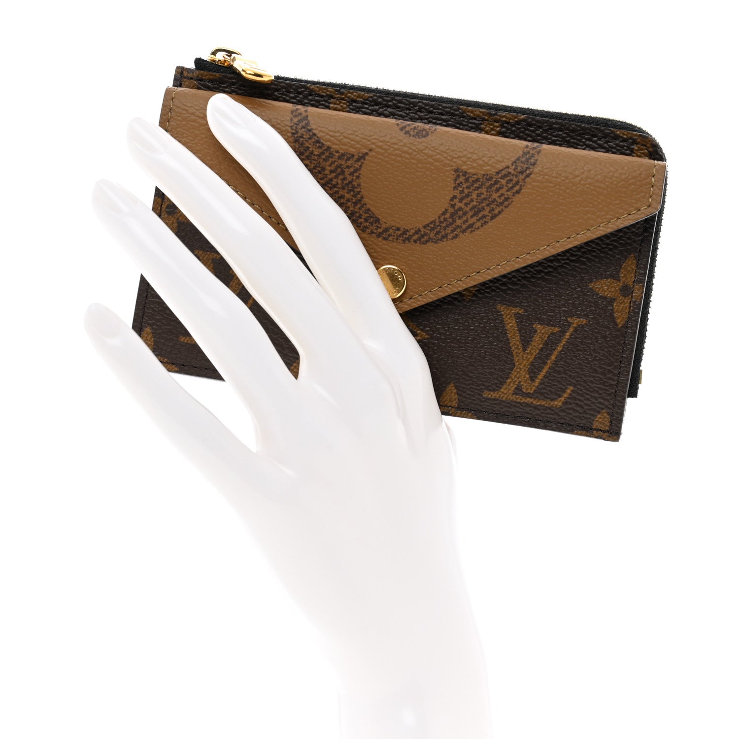Louis Vuitton Reverse Monogram Recto Verso Card Holder Brown 2 of 7